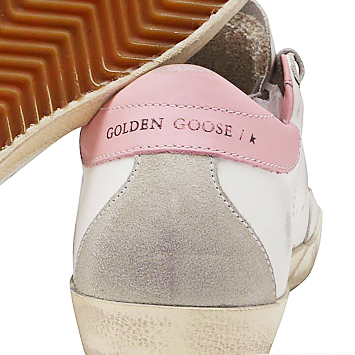 WHITE LEATHER SUPER-STAR SNEAKERS