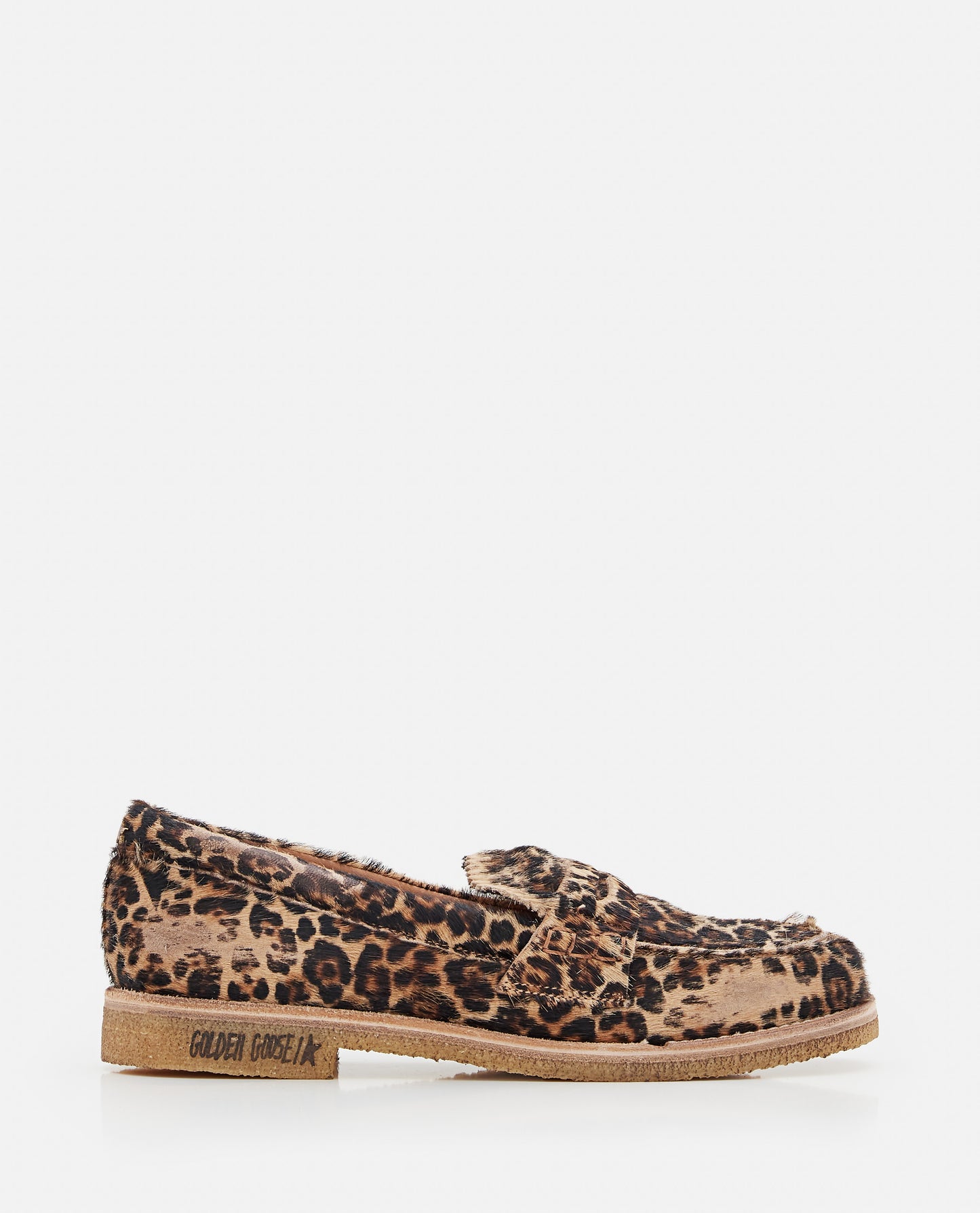 JERRY LEOPARD PRINT HORSY LEATHER LOAFERS