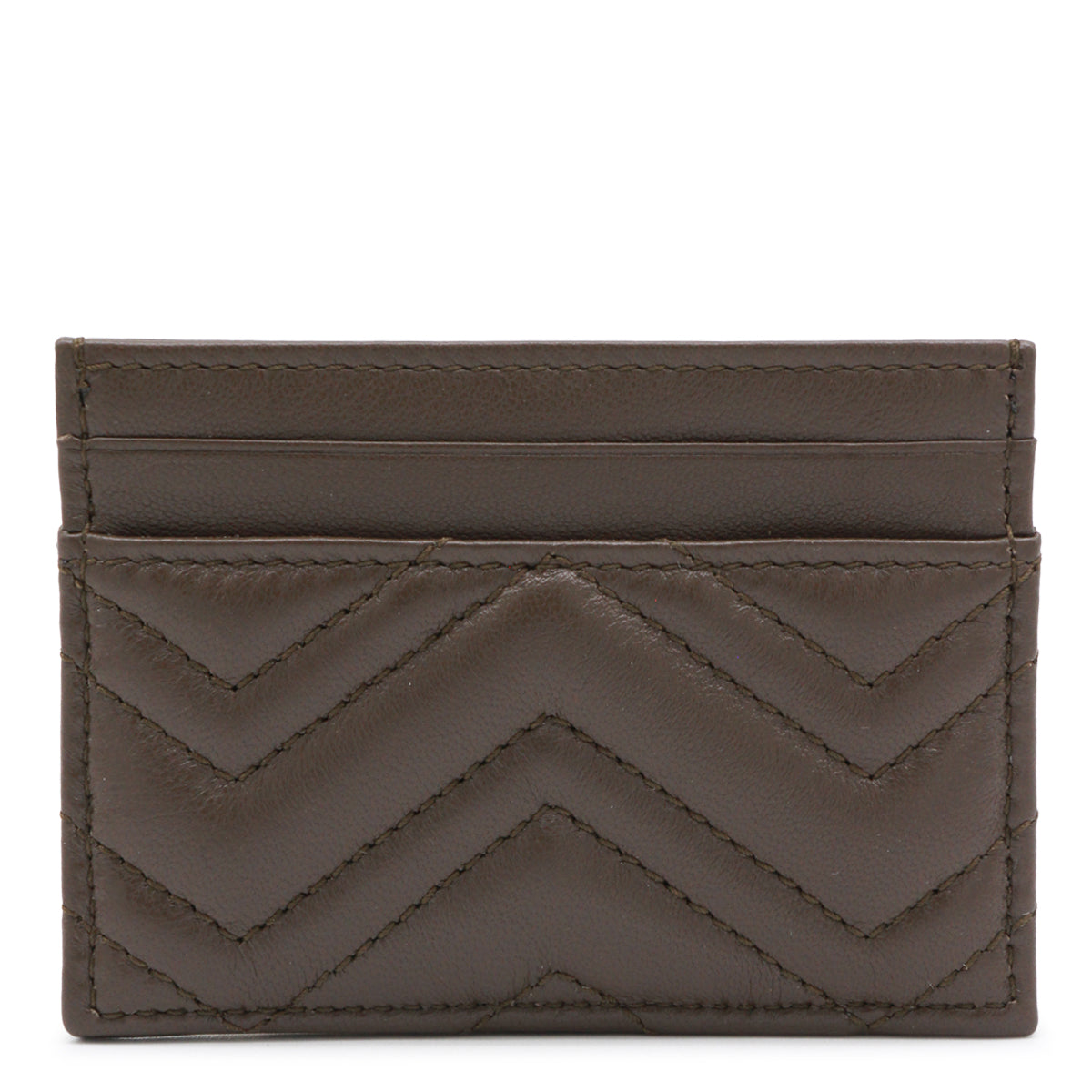 BROWN LEATHER MARMONT CARD HOLDER