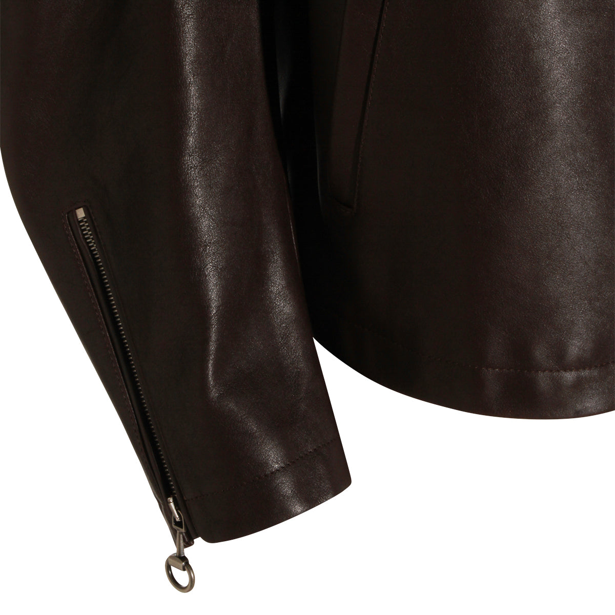 BROWN LEATHER JACKET
