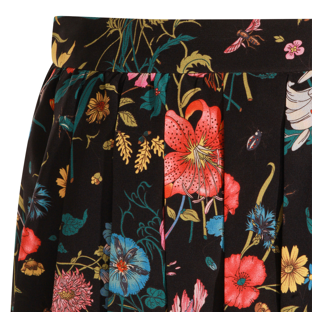 FLORA SILK SKIRT