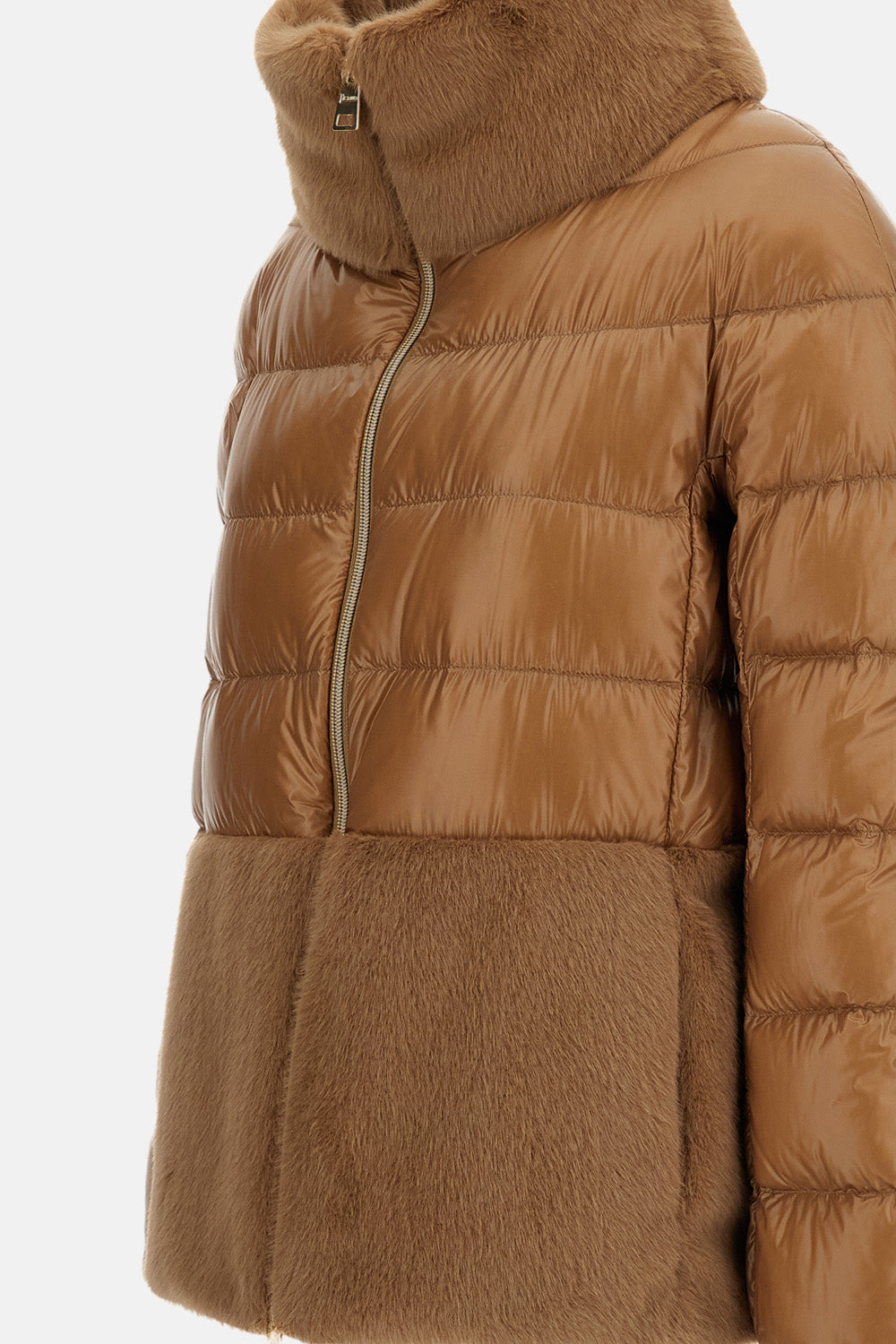 FAUX FUR DOWN JACKET