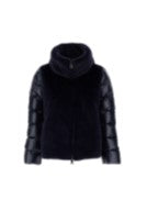 HIGH NECK ECO FUR DOWN JACKET