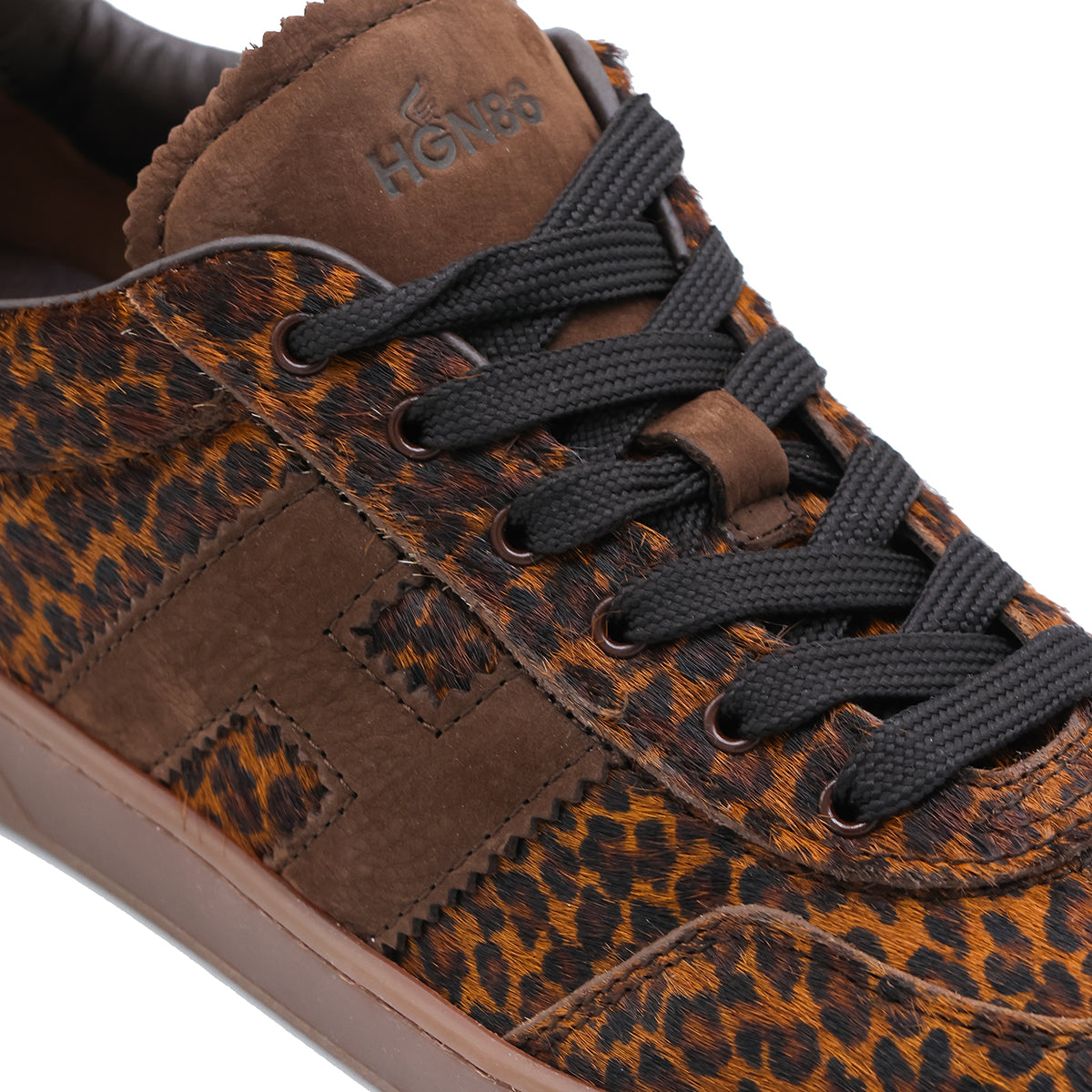LEOPARD LEATHER COOL SNEAKERS