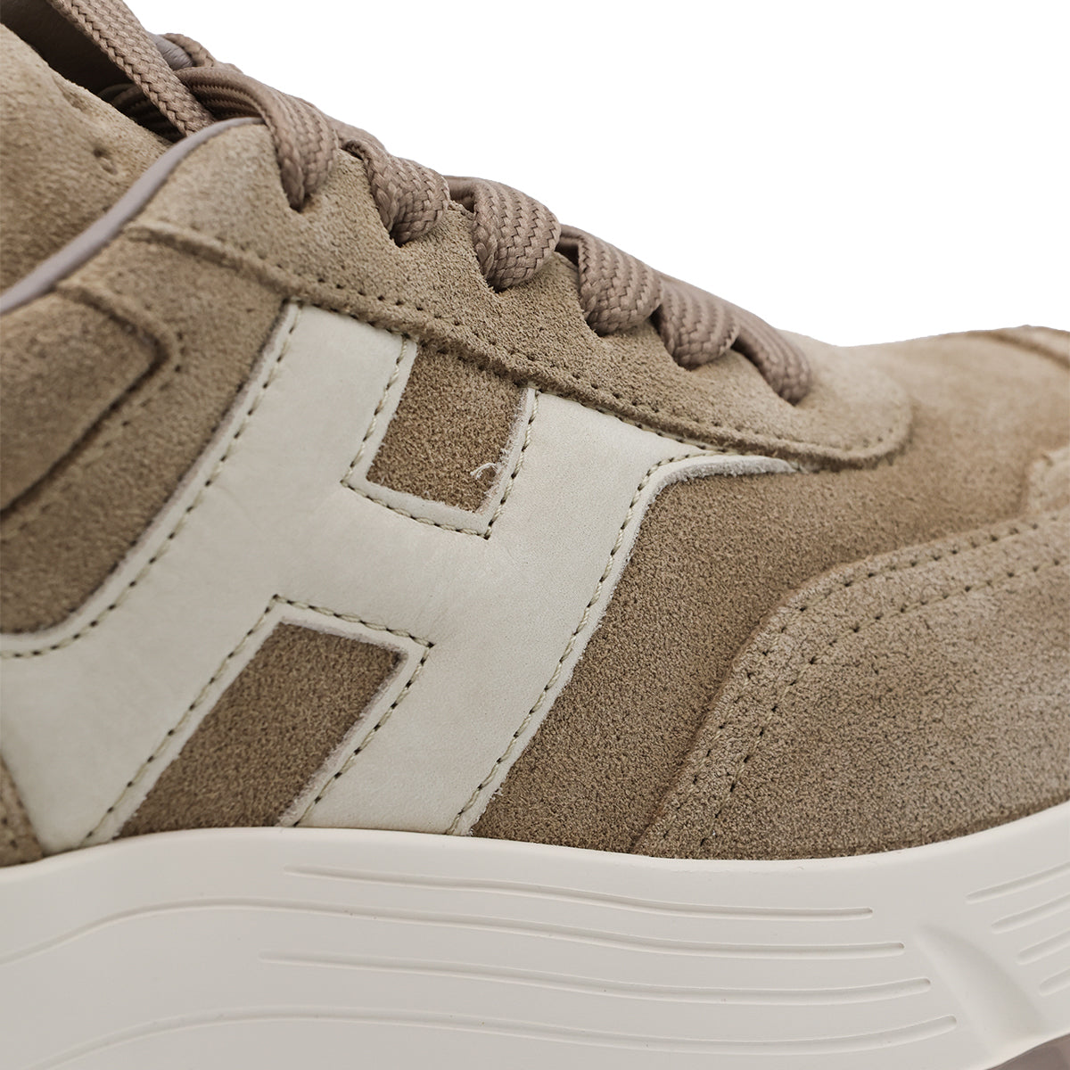 BEIGE SUEDE HI-FI SNEAKERS