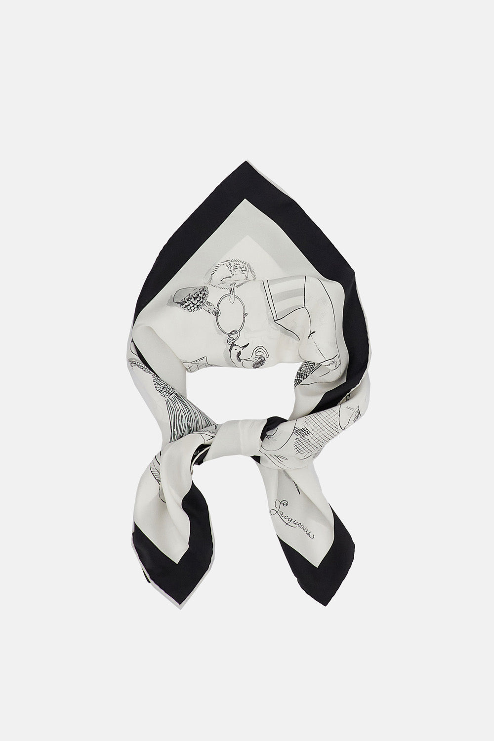 SILK SCARF LE GRAND FOULARD COCKTAIL