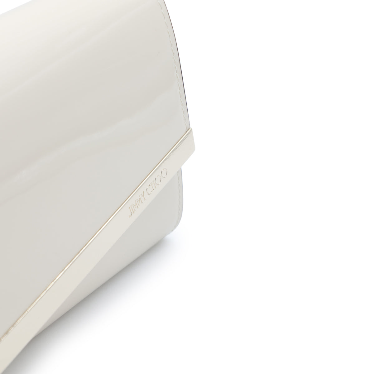 LATTE AND LIGHT GOLD LEATHER EMMIE CLUTCH