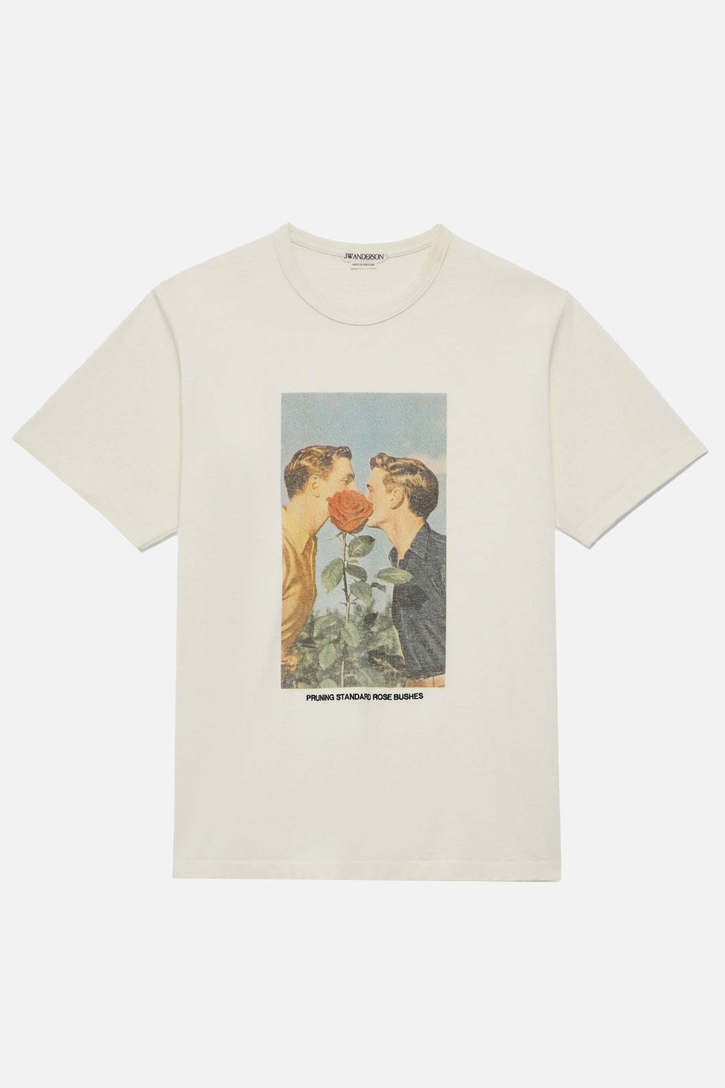 KISSING BY THE ROSE BUSH T-SHIRT
