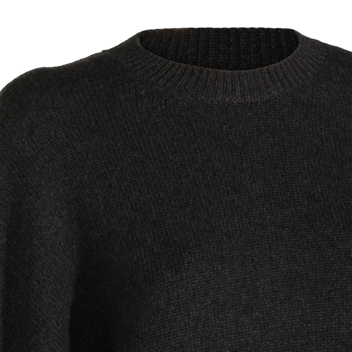 CHARCOAL CASHMERE MARGAUX SWEATER