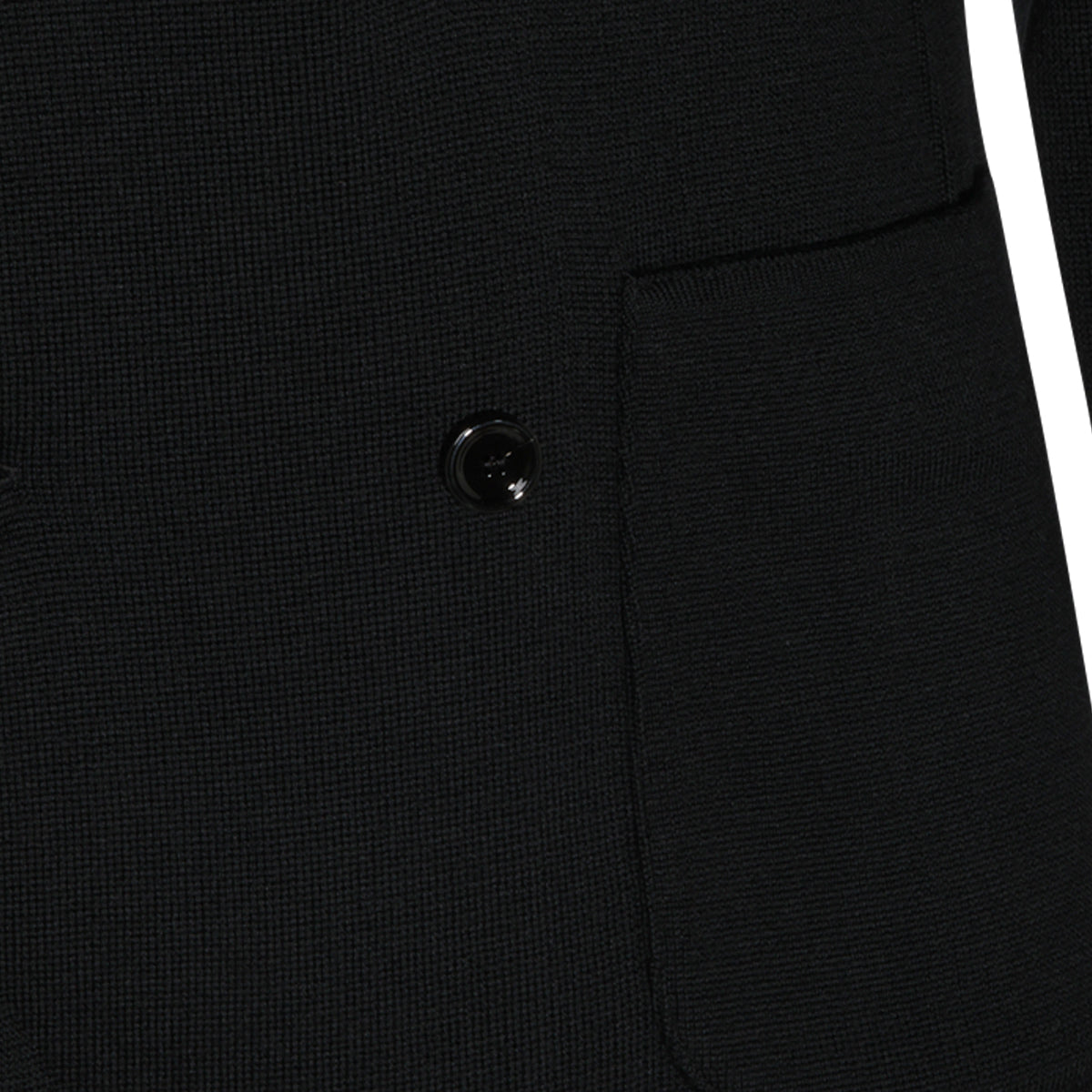 BLACK VIRGIN WOOL BLAZER
