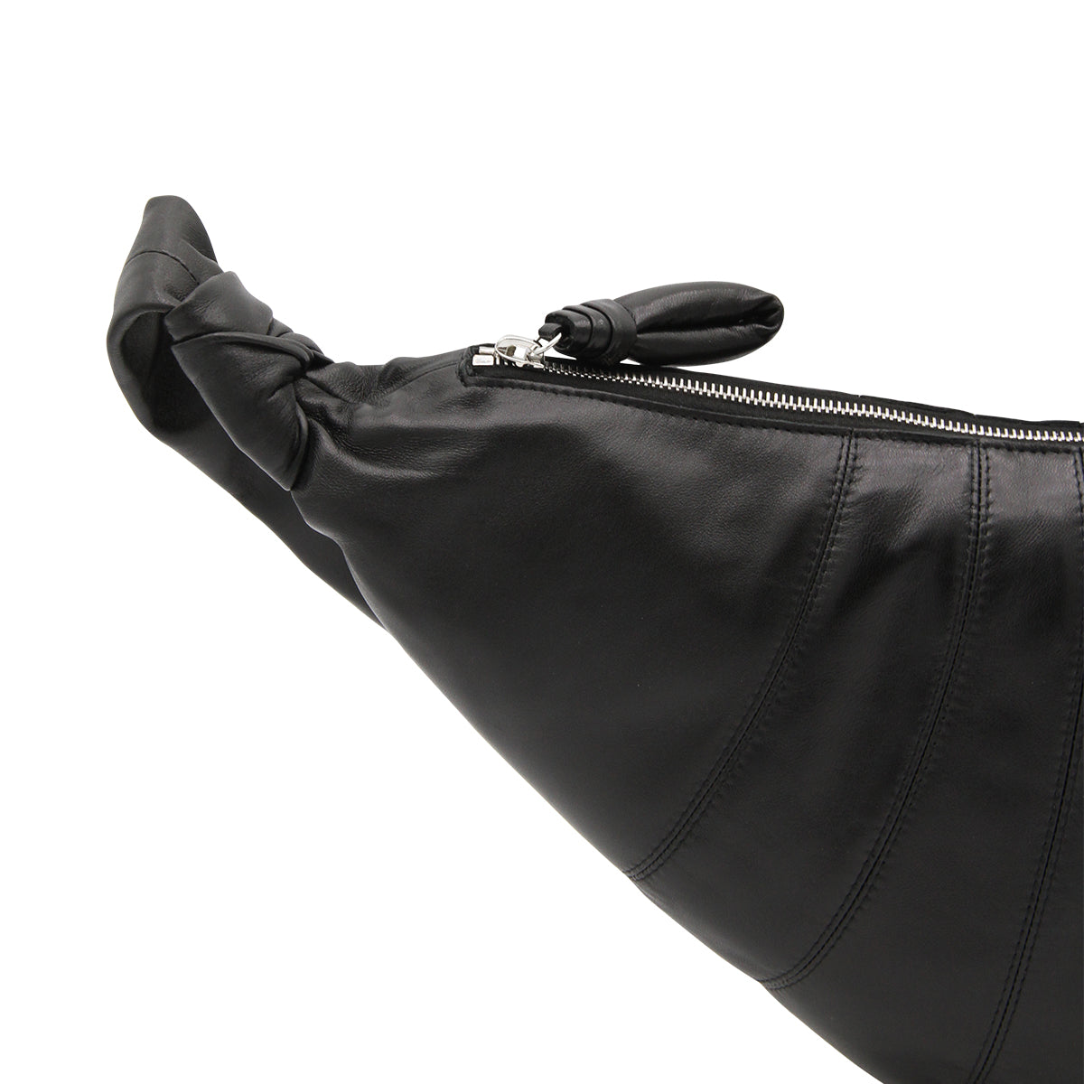 BLACK CROISSANT SHOULDER BAG