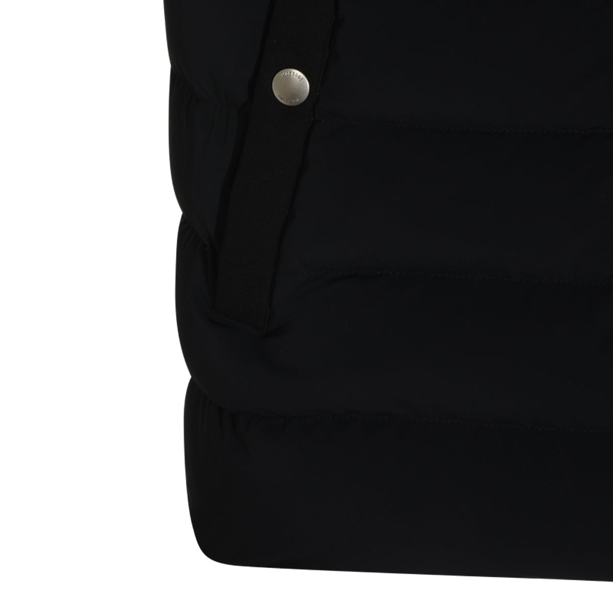 BLACK NYLON DOWN JACKET