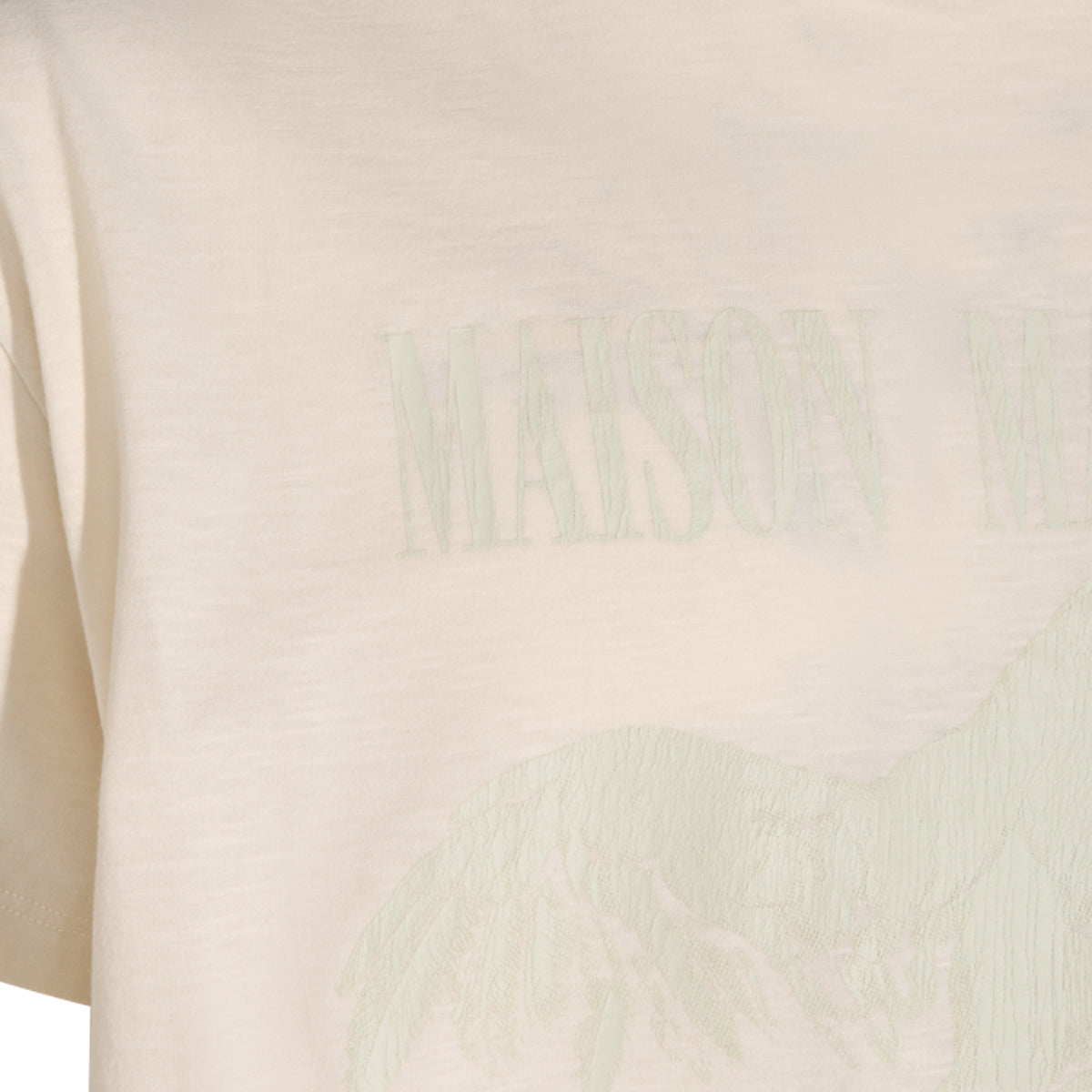 WHITE COTTON T-SHIRT