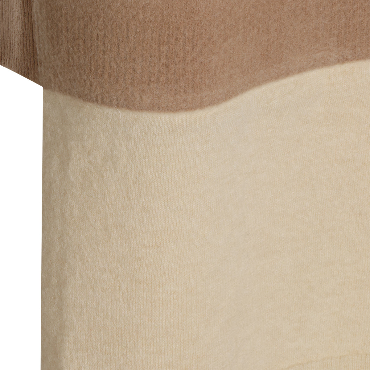 CAMEL VIRGIN WOOL FUSE VEST DOWN JACKET