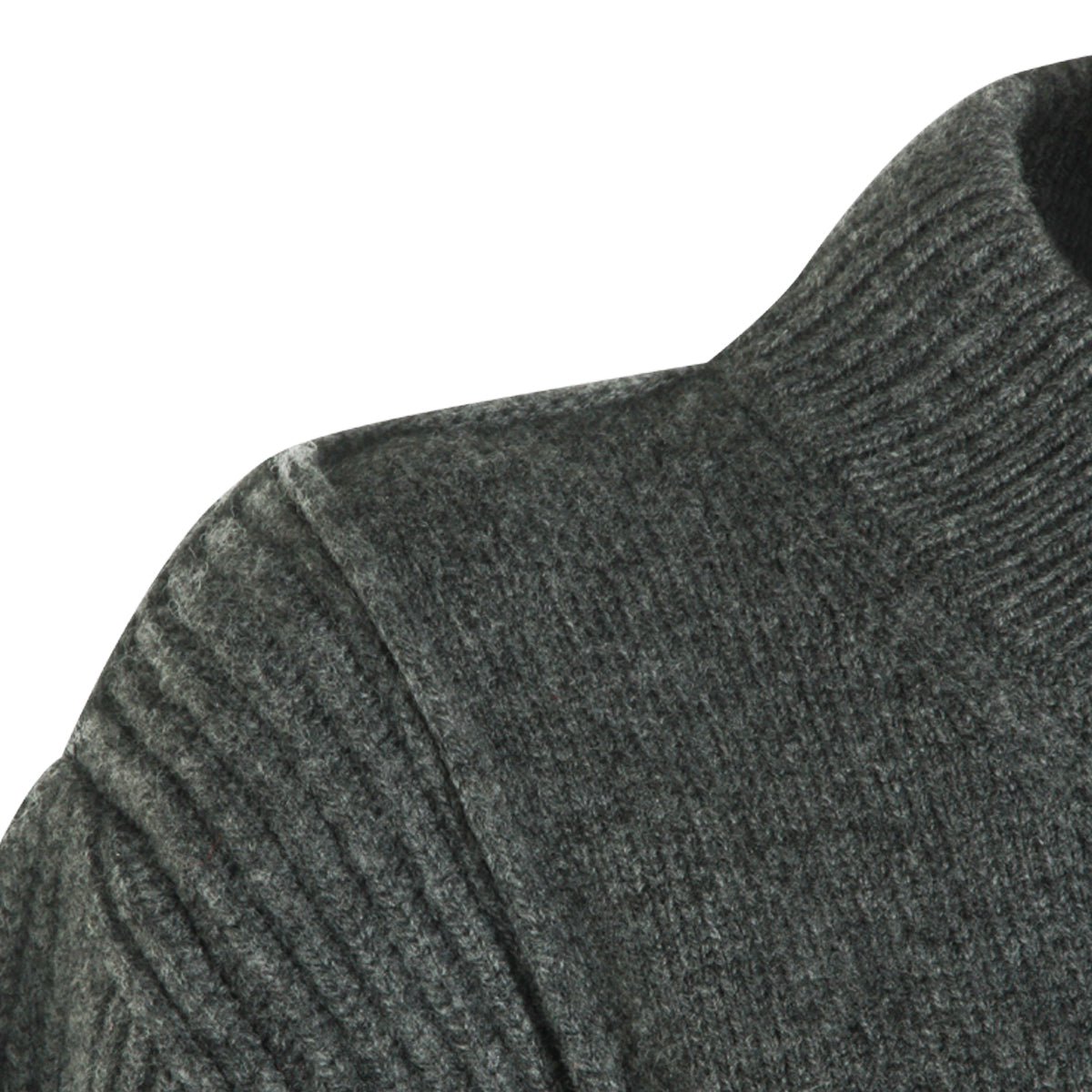 GREY VIRGIN WOOL KNITWEAR