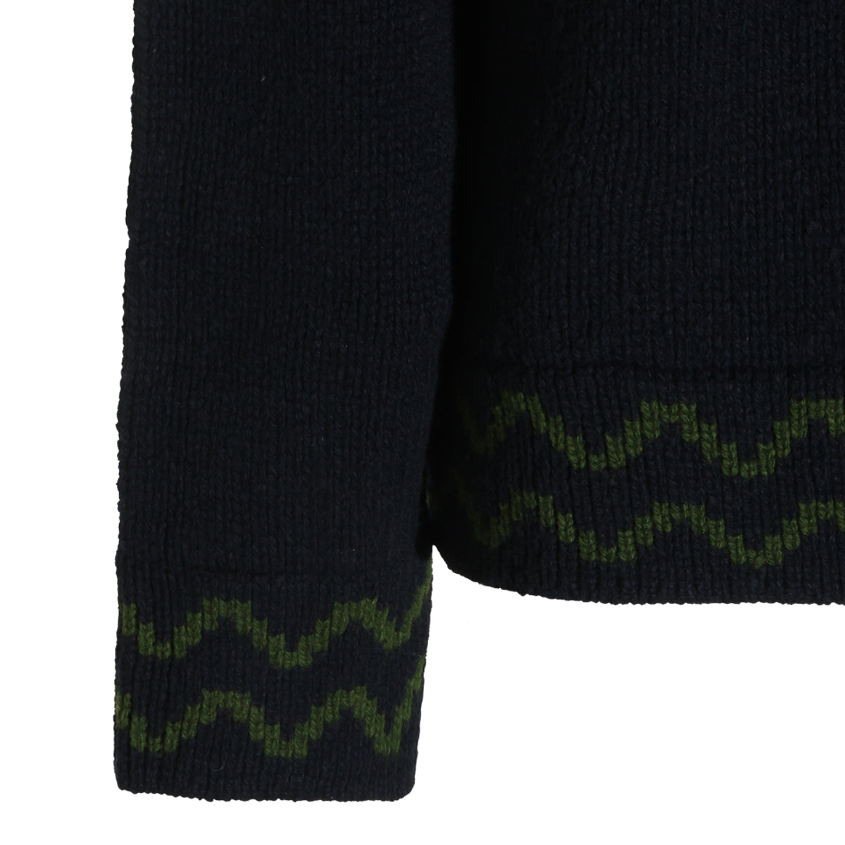 BLACK WOOL KNITWEAR