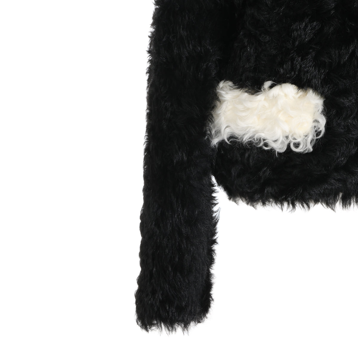BLACK FUR JACKET