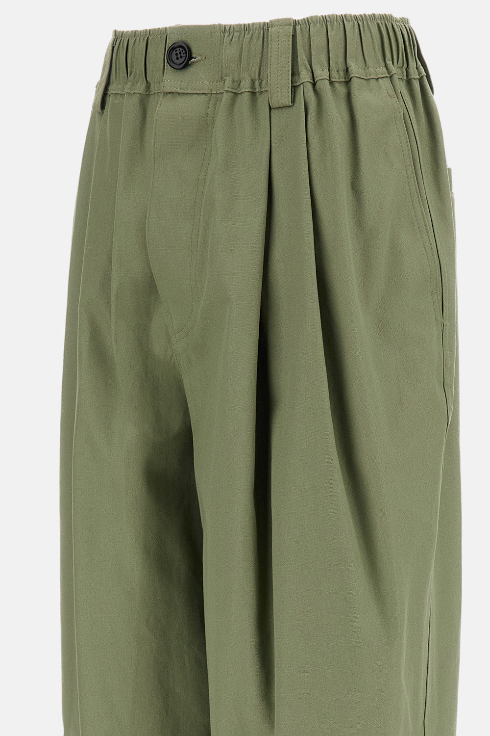 WIDE LEGE CANVAS TROUSERS