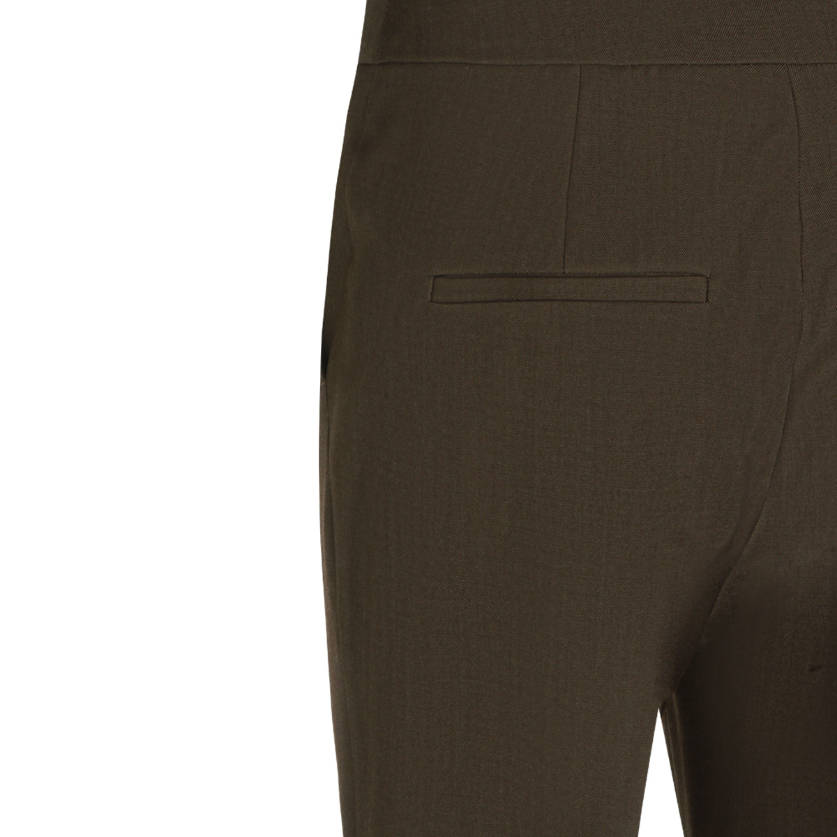 BROWN WOOL PANT