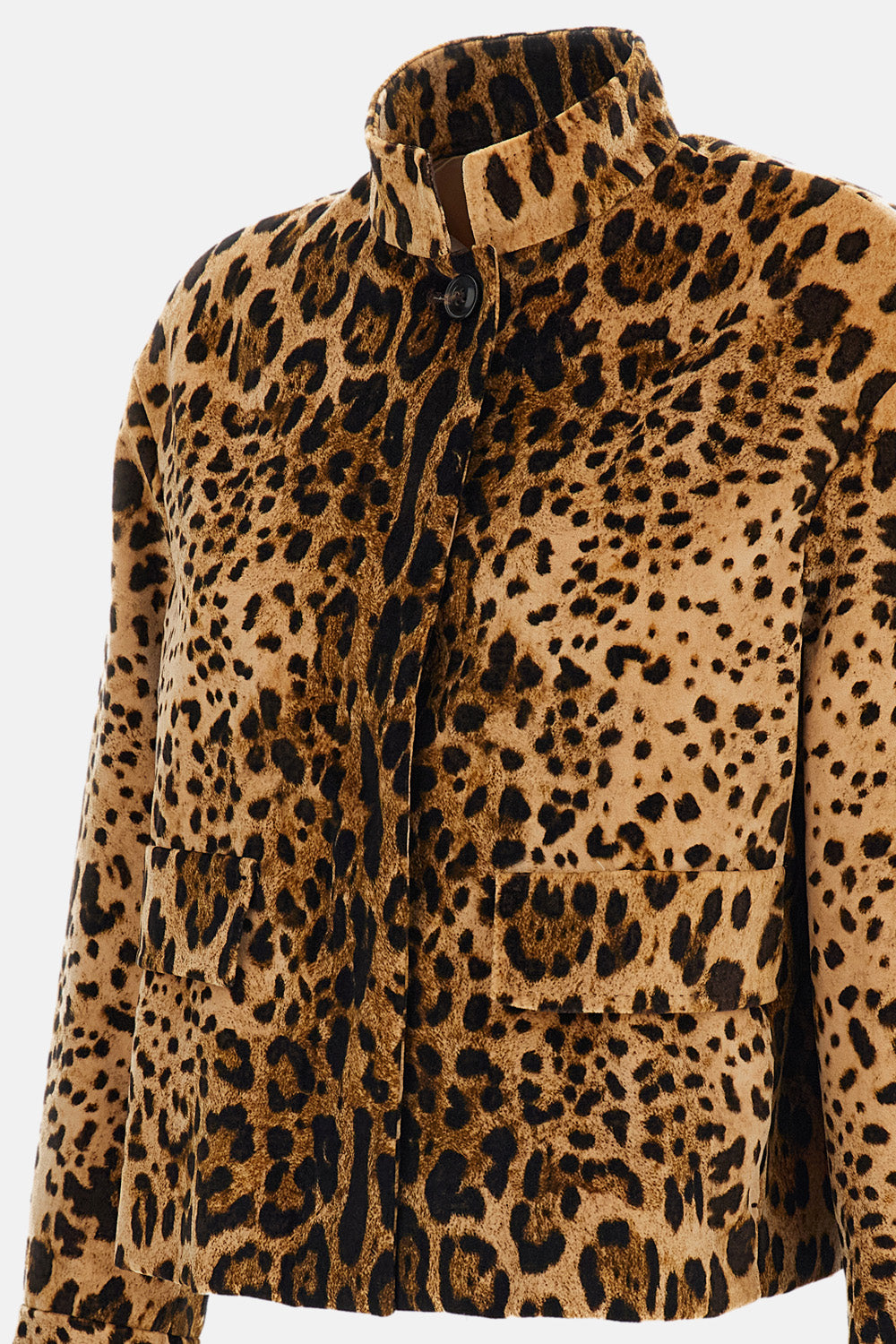 PRINTED VELVET JACKET