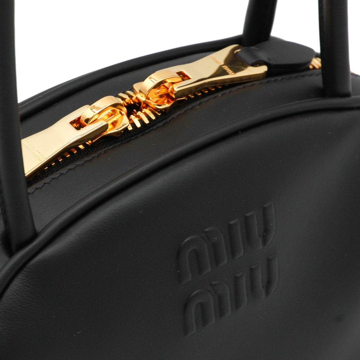 BLACK LEATHER BEAU SHOULDER BAG