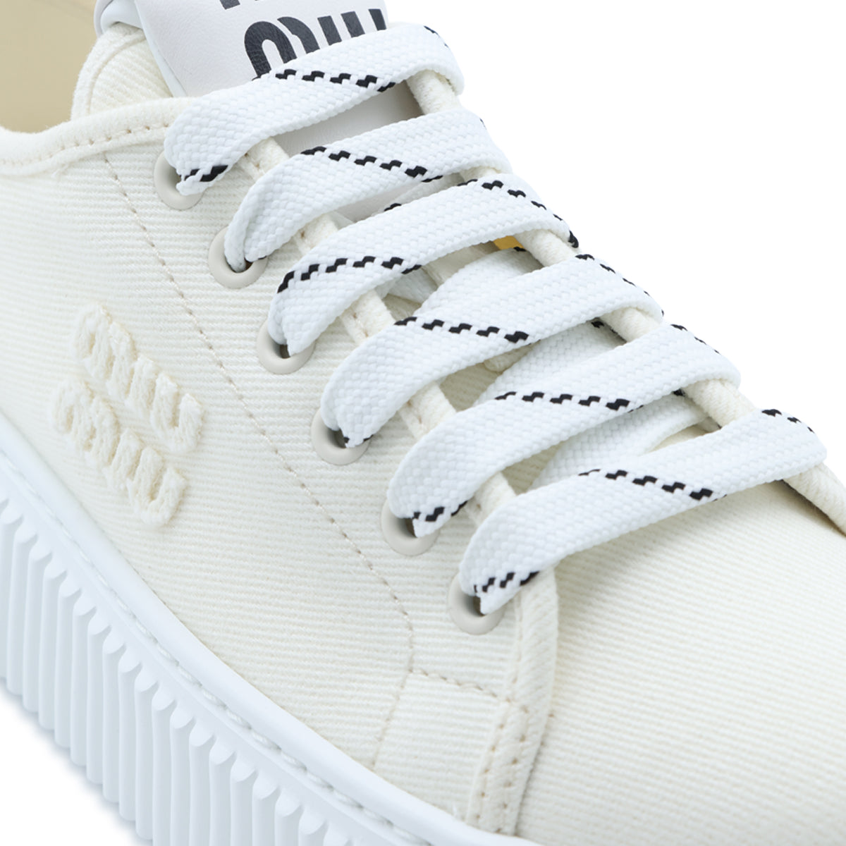 IVORY COTTON SNEAKERS
