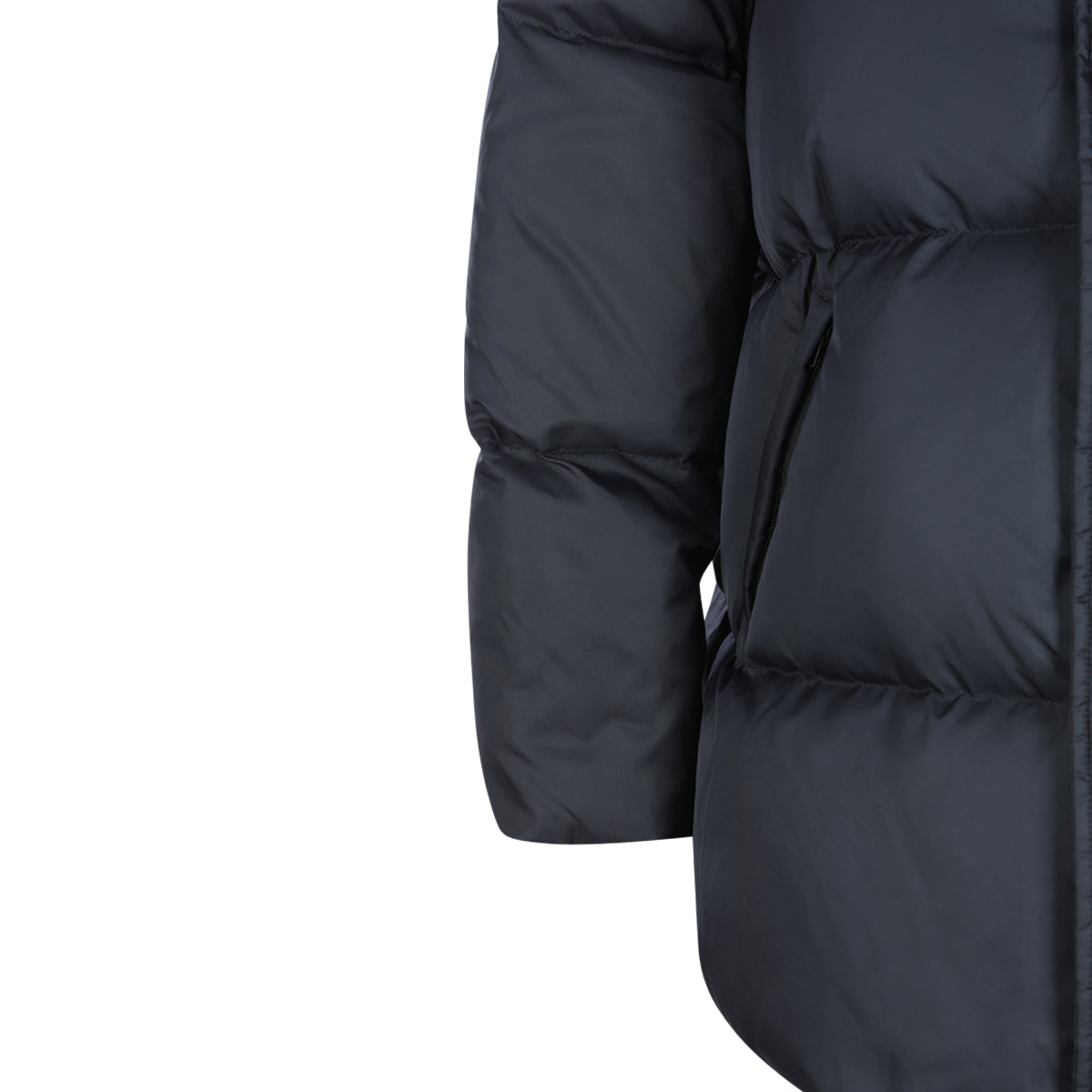 BLACK PUFFER SPORTS DOWN JACKET
