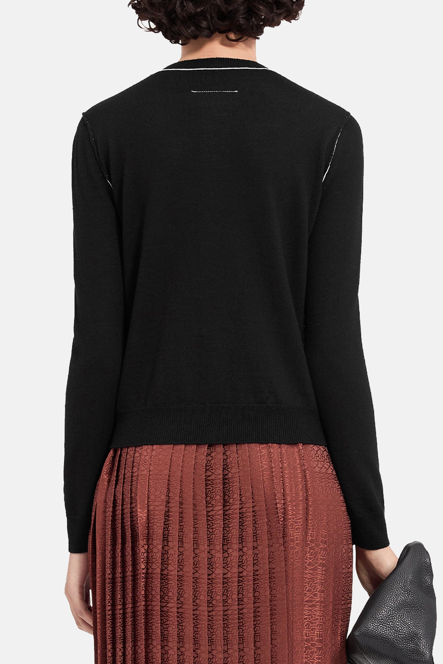 WOOL BLEND KNIT CARDIGAN