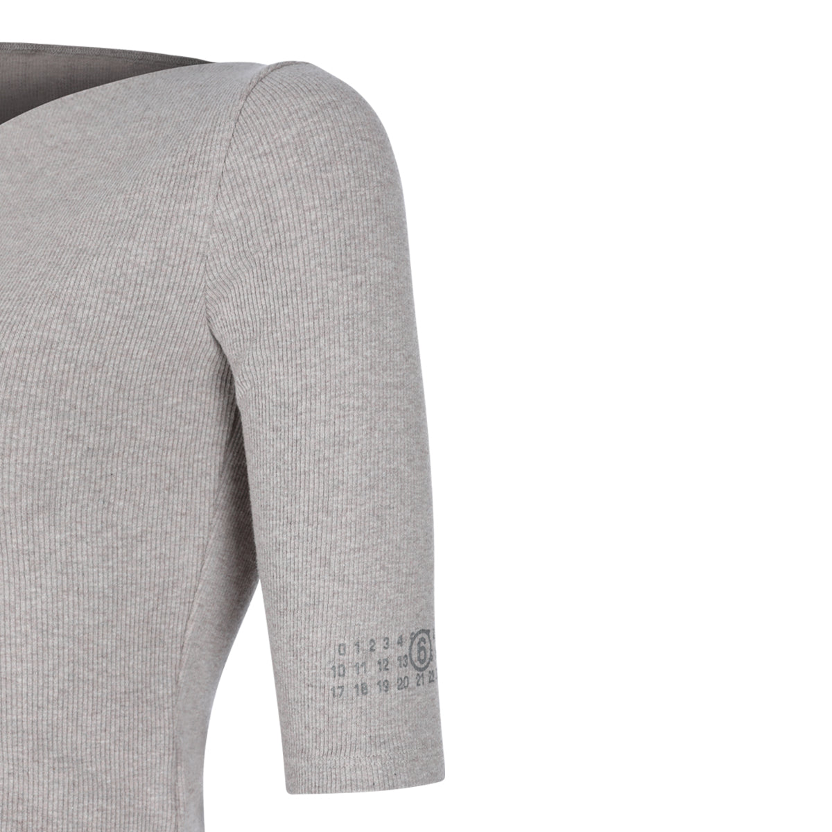 TAUPE COTTON BLEND TOP