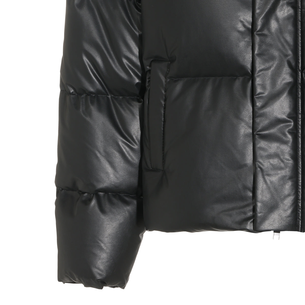 BLACK PUFFER DOWN JACKET