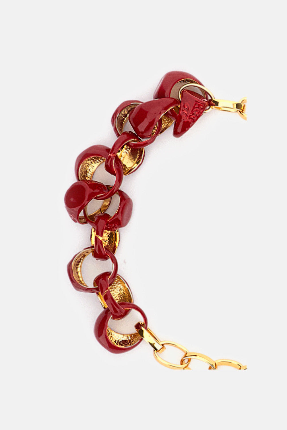 SMALL ENAMELED CHEVALIER CHAIN NECKLACE