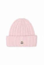 CABLE-KNIT WOOL BEANIE