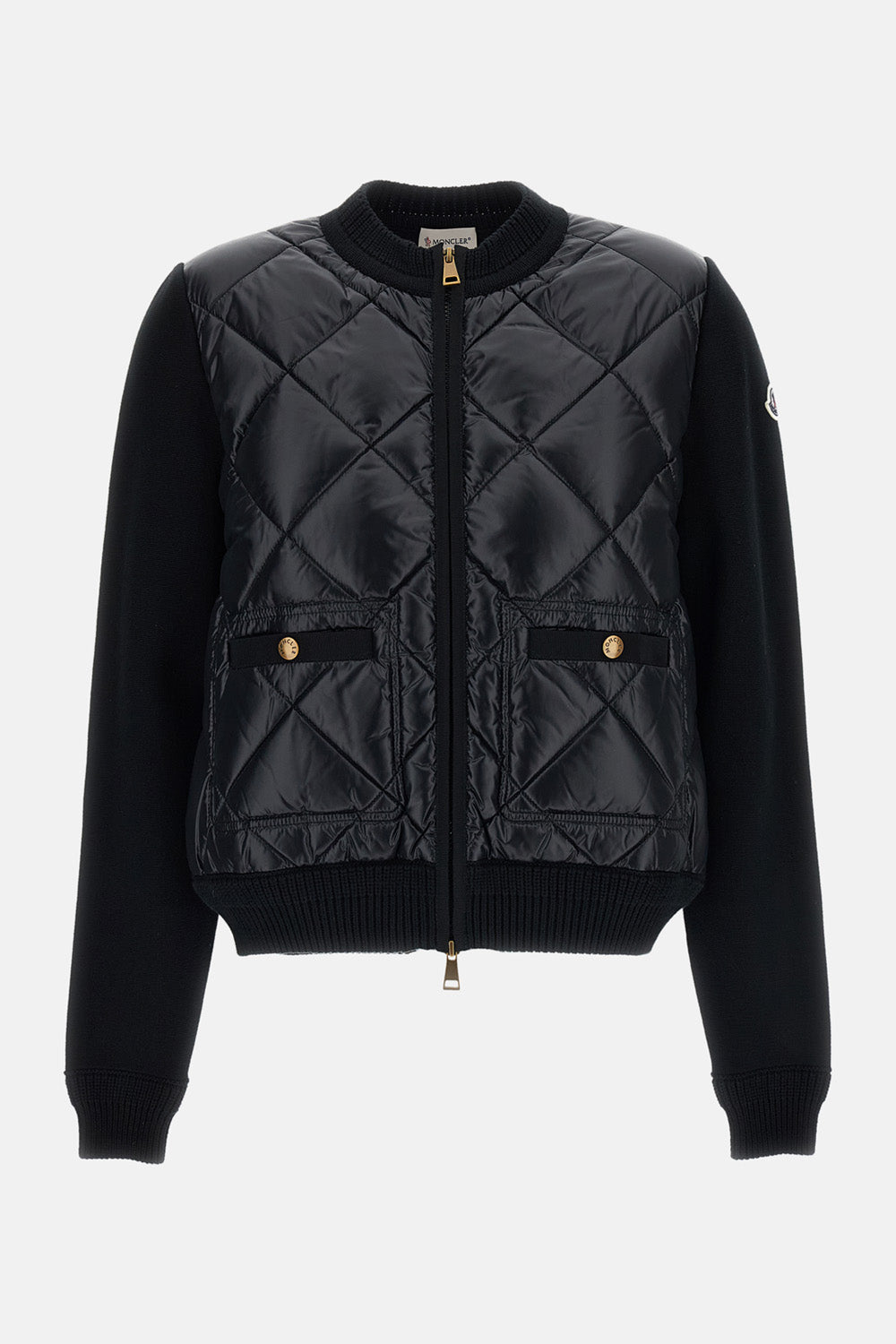 PADDED COTTON CARDIGAN