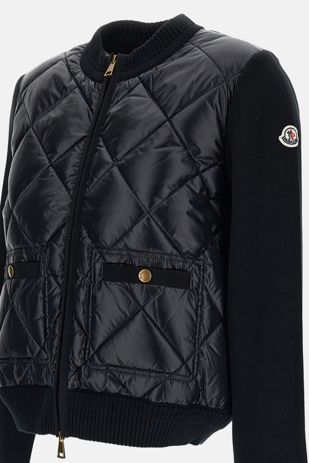 PADDED COTTON CARDIGAN