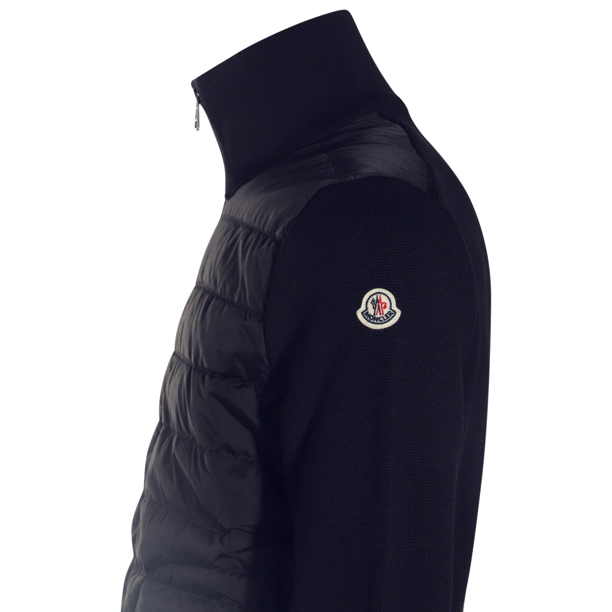 NAVY PADDED SWEATER