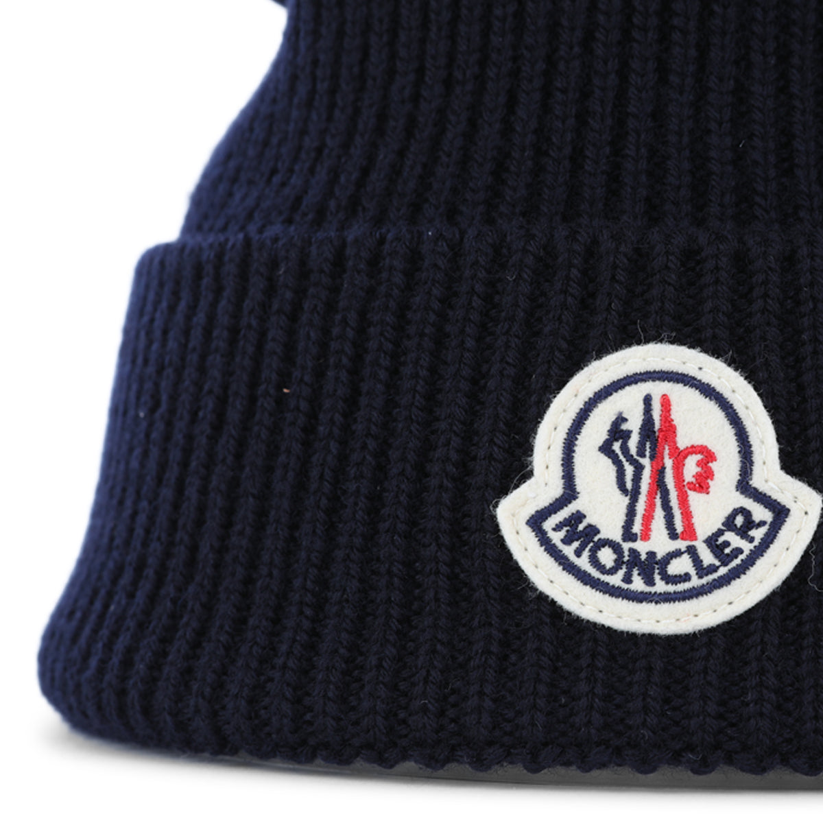 NAVY VIRGIN WOOL BEANIE