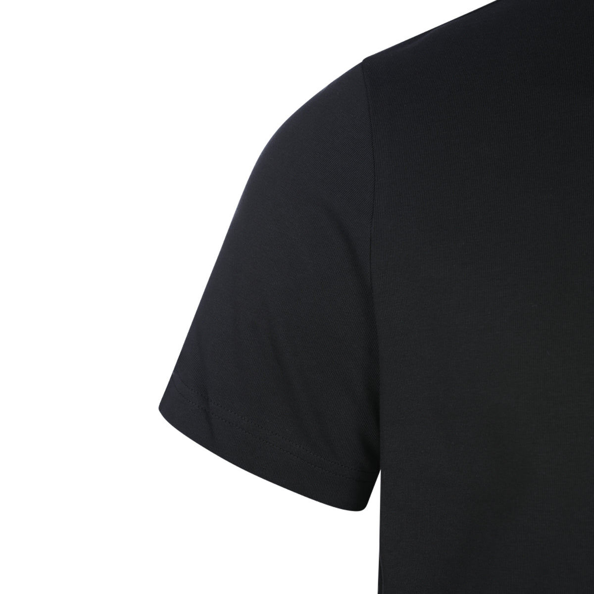 BLACK COTTON T-SHIRT
