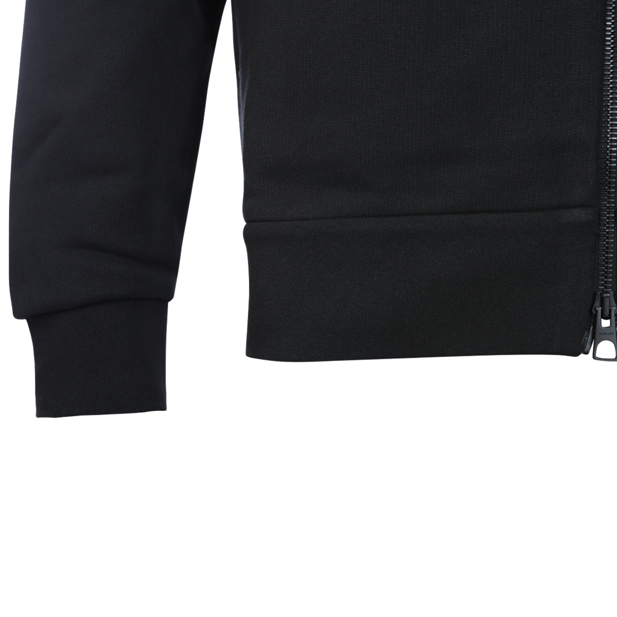 BLACK COTTON SWEATSHIRT