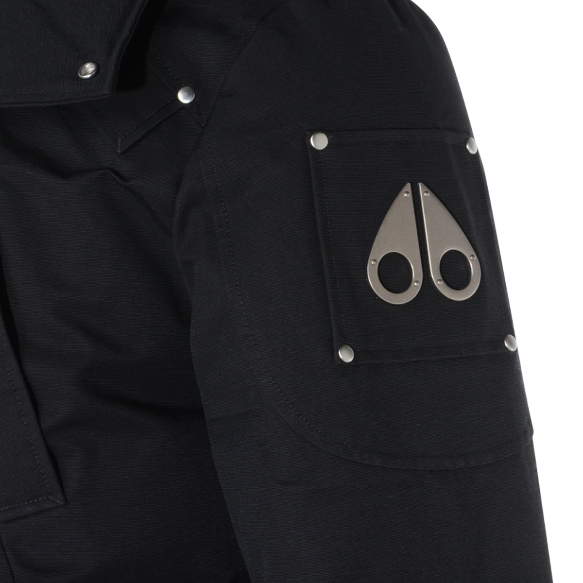 BLACK COTTON DOWN JACKET