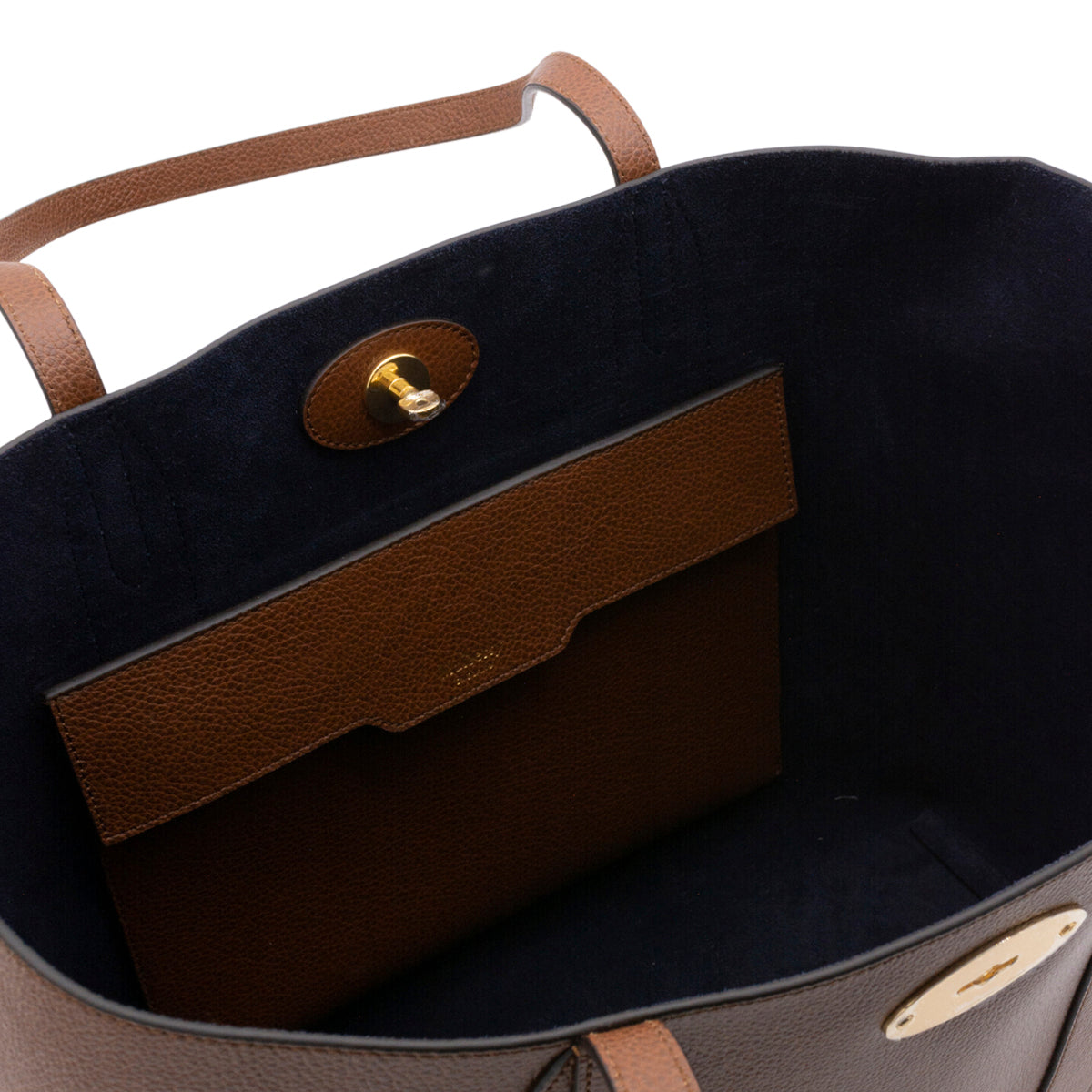 BROWN LEATHER BAYSWATER TOTE BAG