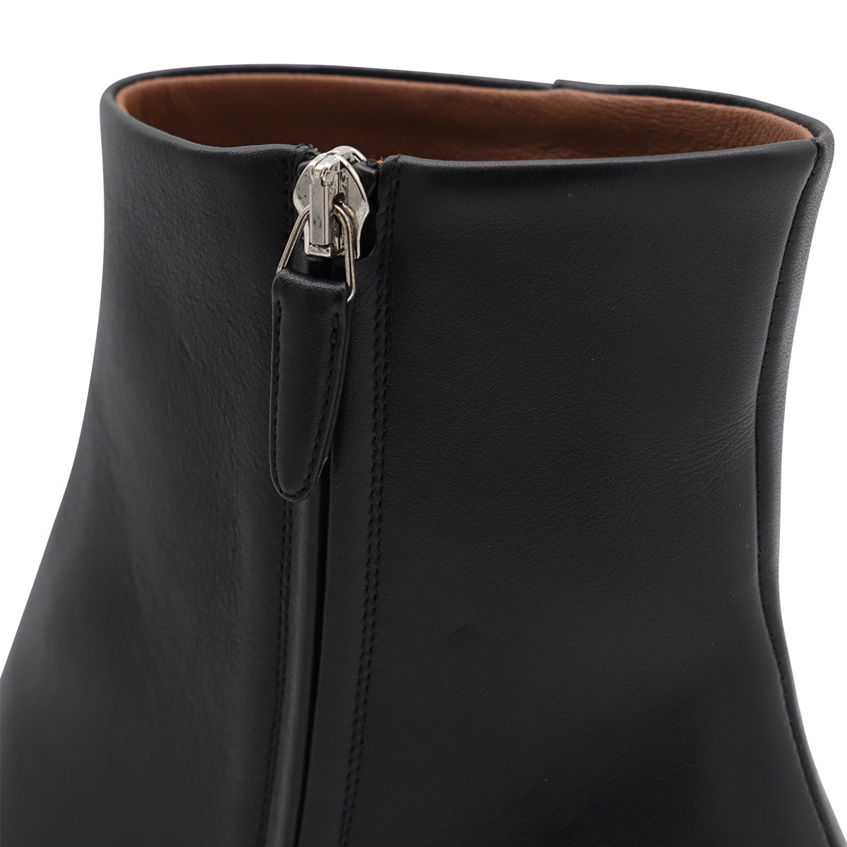 BLACK LEATHER JANE BOOTS