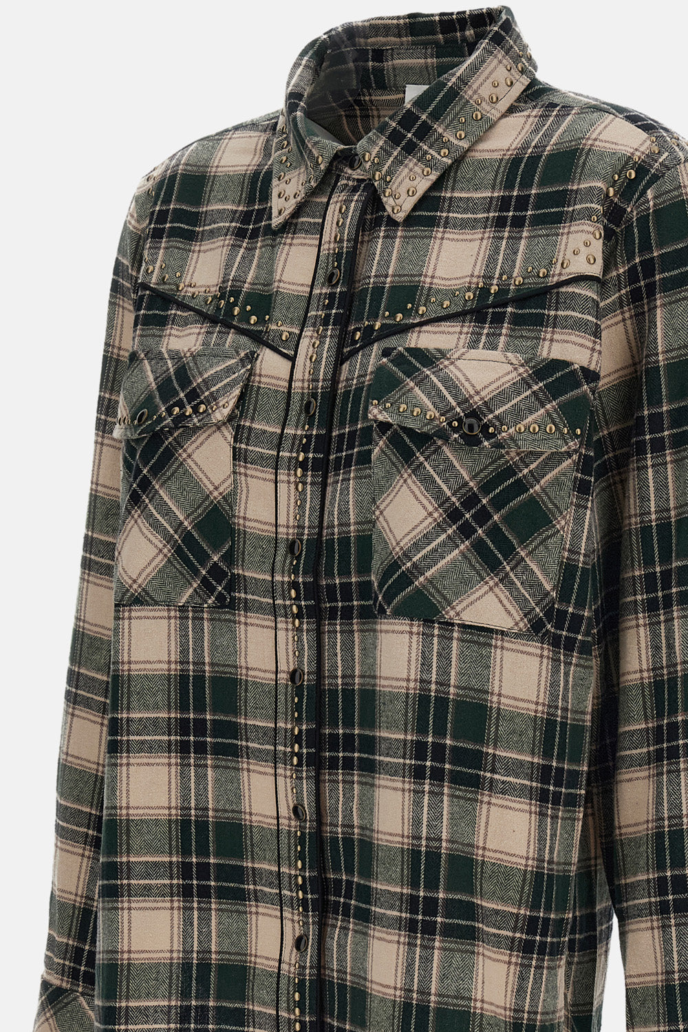 WESTERN-INSPIRED SHIRT WITH STUDS