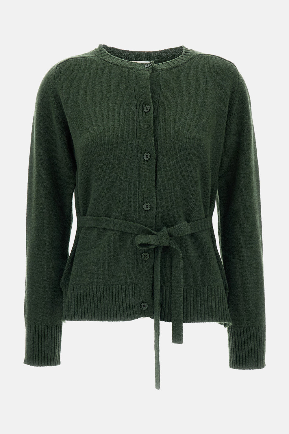 CREW NECK CARDIGAN