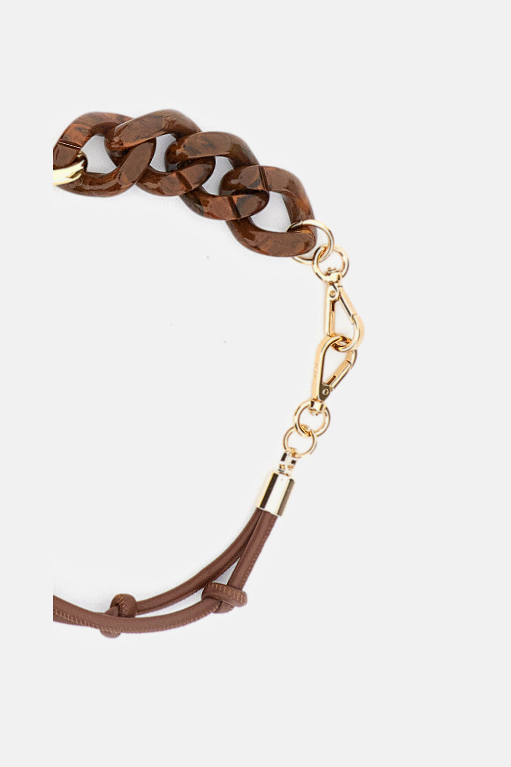 MIX CHAINS AND ROPE NECKLACE