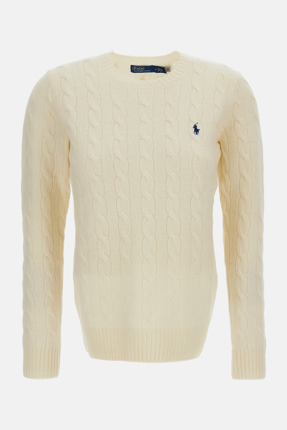 CABLE KNIT CREWNECK SWEATER