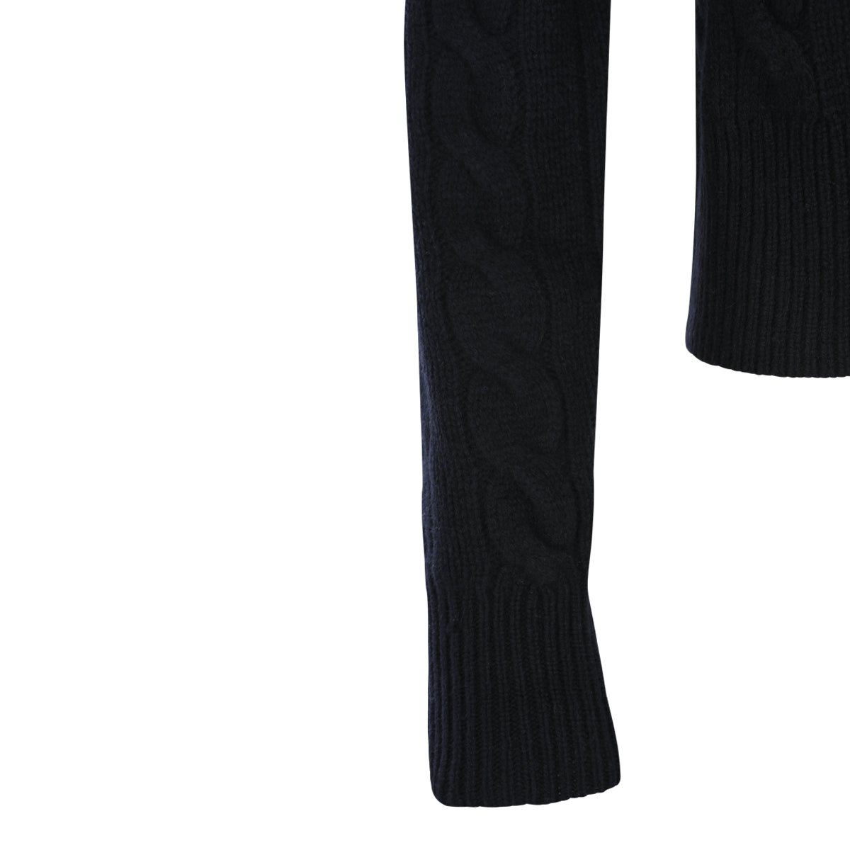BLACK WOOL KNITWEAR