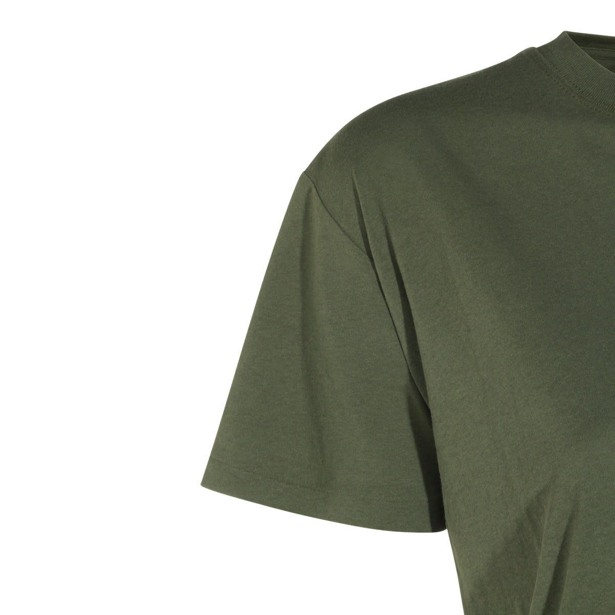 DENSE OLIVE BEAR COTTON T-SHIRT