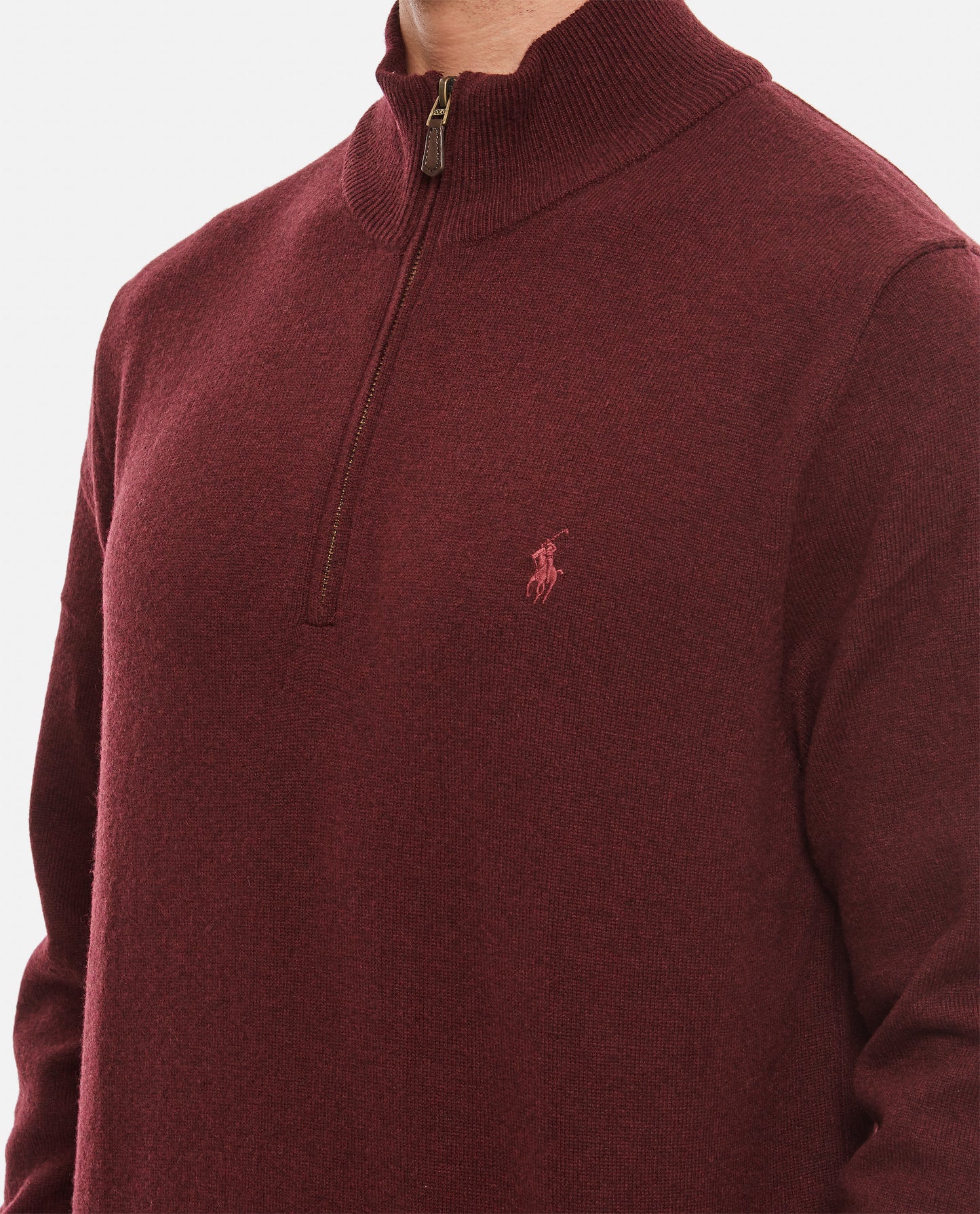 HALF-ZIP WOOL PULLOVER