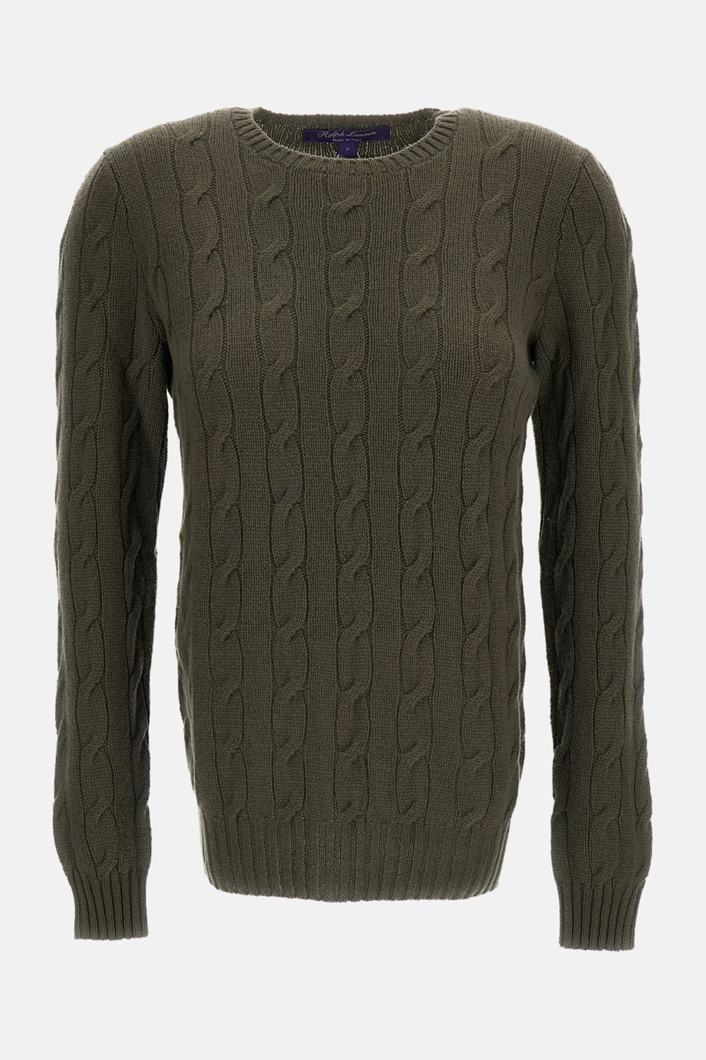 CABLE KNIT CREWNECK PULLOVER