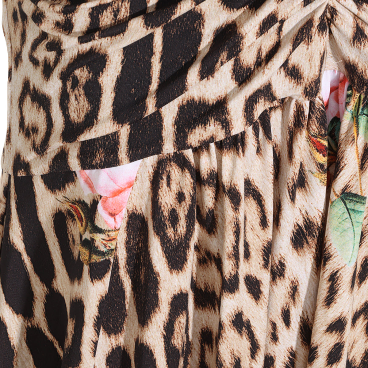 NATURAL PRINT DRESS